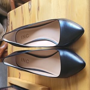 INC Black Leather heal
